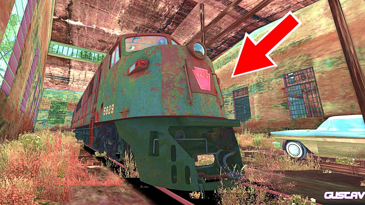 We found an Abandoned Baldwin Centipede Locomotive❕