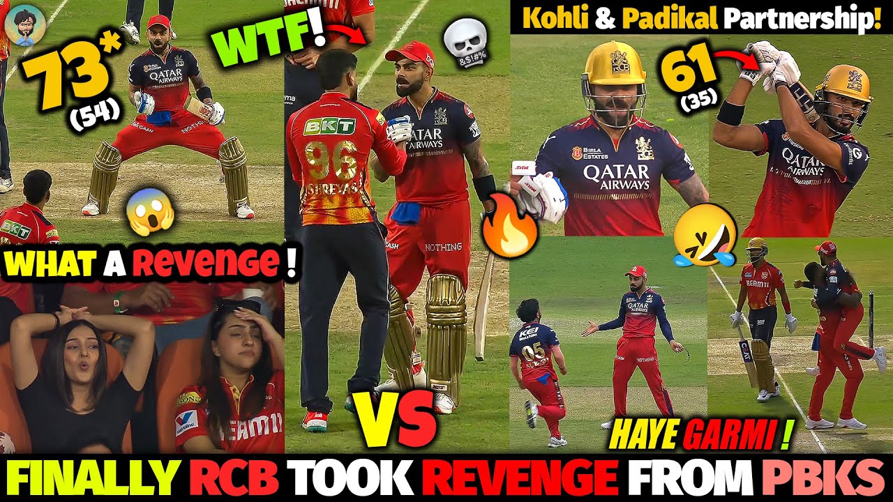 Finally RCB Took Revenge From Punjab ! 😍 Krunal Pandya 🫡 Virat vs Shreyas 😱 PBKS vs RCB 🔥 InCrico