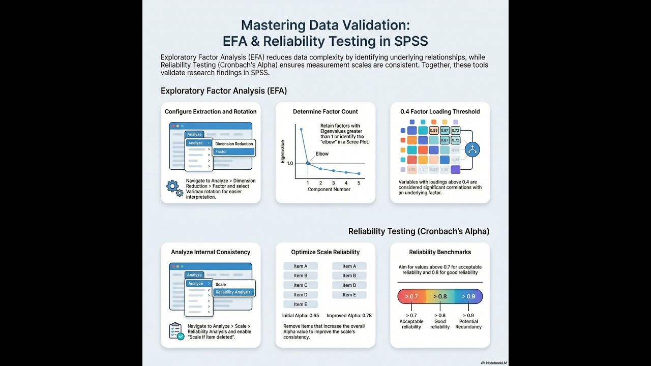 CC - EP : 52 Factor Analysis & Cronbach’s Alpha in SPSS