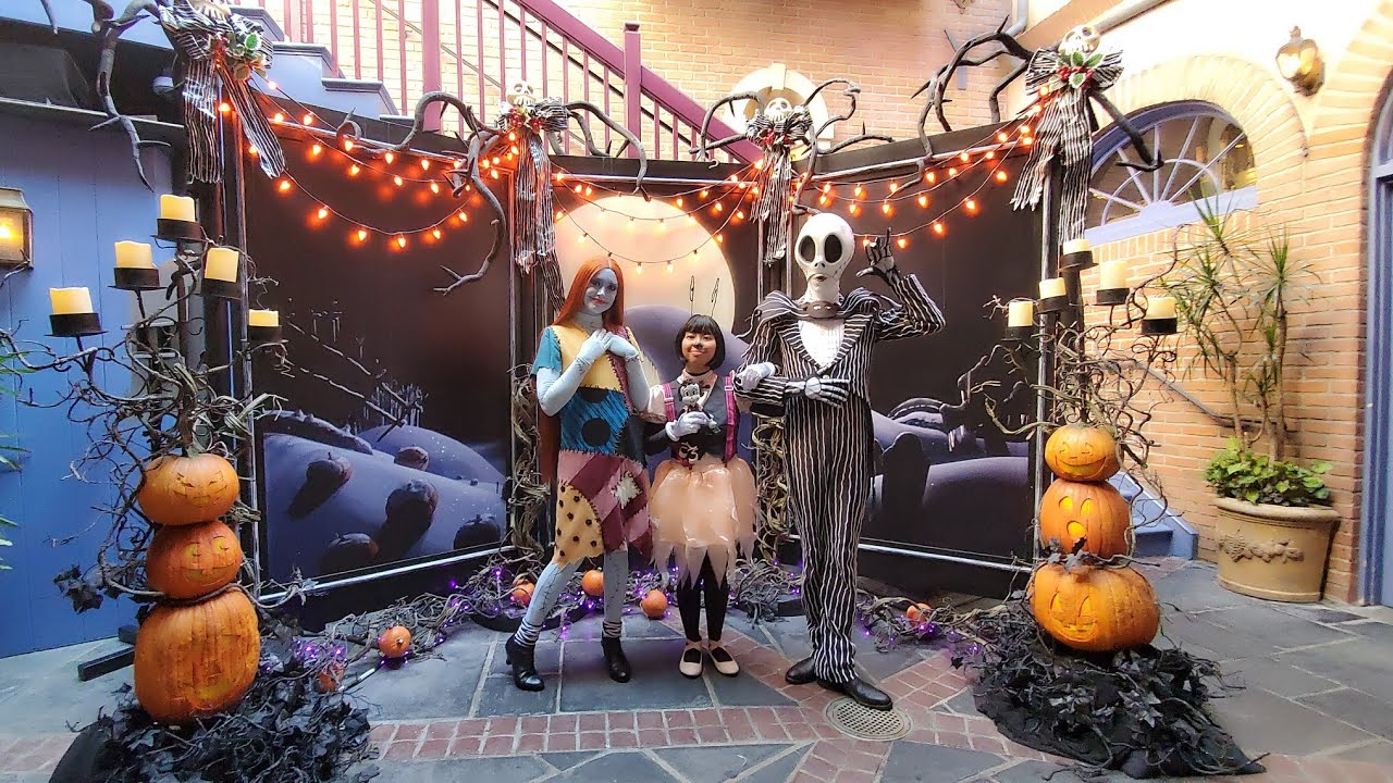 I as Bloom meets Jack Skellington and Sally in Disneyland New Orleans 2024