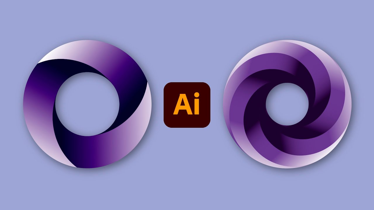 Comment faire des formes avec des dégradés dans un cercle avec Illustrator