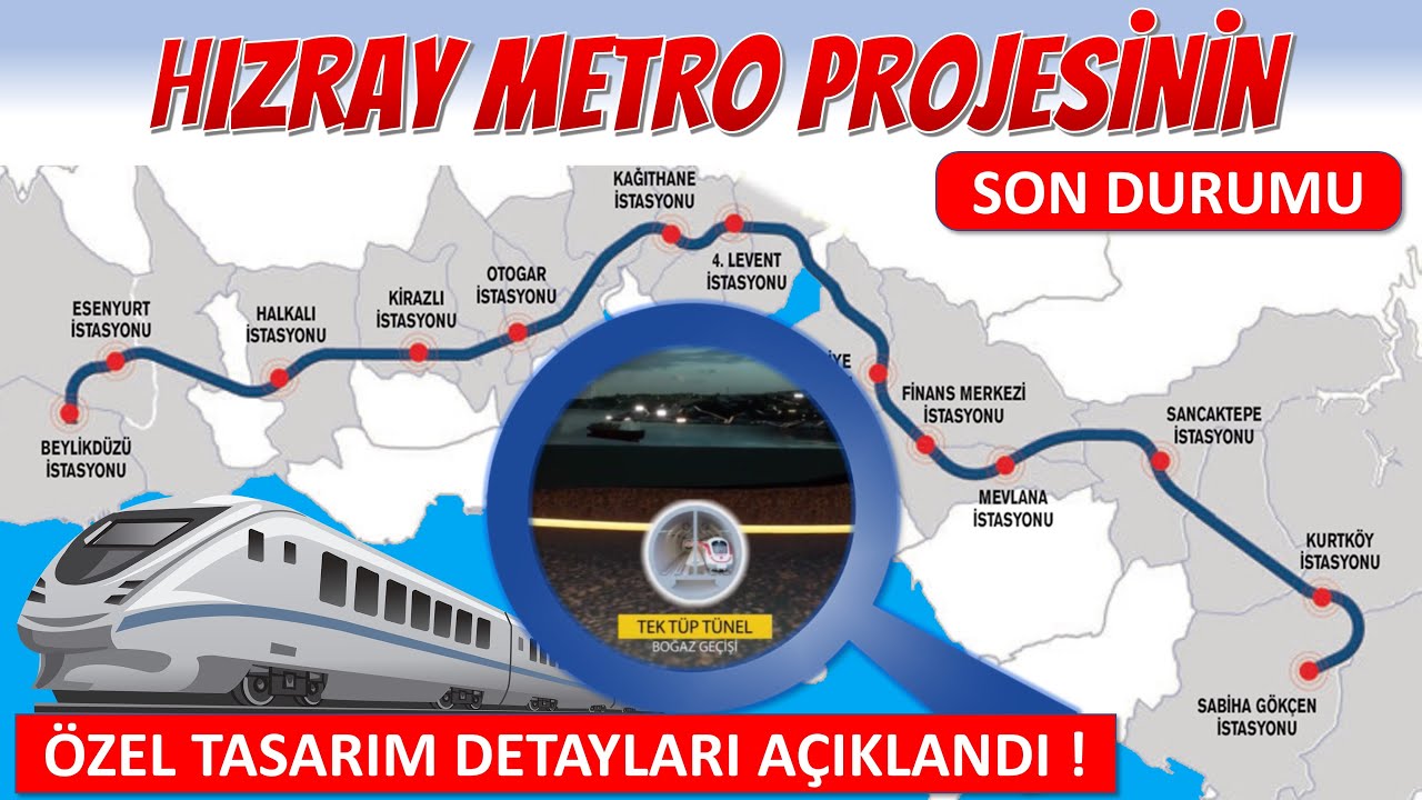 Hızray - Hızlı Metro Projesinin Son Durumu (Özel Tasarım Detayları Paylaşıldı !) - Aralık 2022