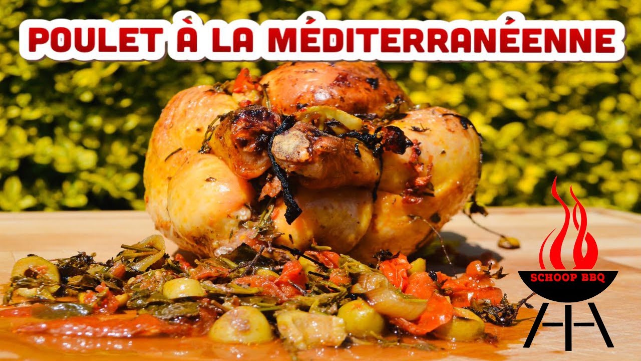 Poulet à la Méditerranéenne au Barbecue