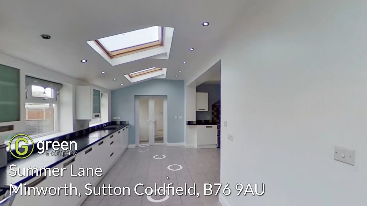 360 Virtual tour - Video of house - 26 Summer Lane, Minworth, B76 9AU - House for sale