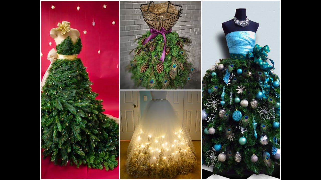 35 Best Dress Form Christmas Trees - Mannequin Christmas Tree Ideas