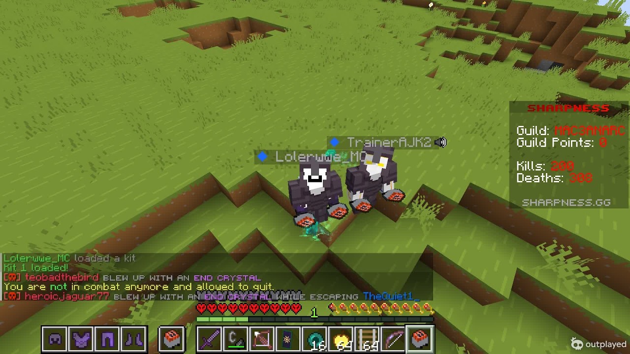 Getting random people to tpa to me and @TrainerAJK2  and blow them up with loads of TNT minecarts.