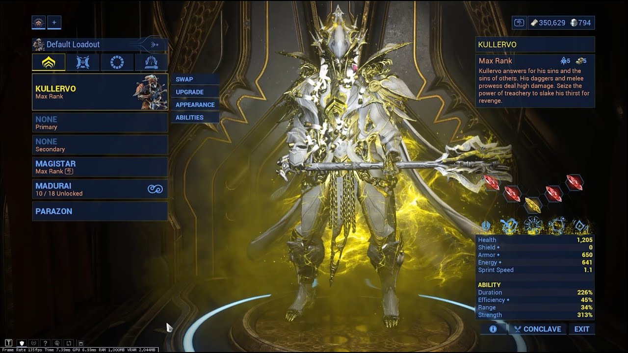 Slamboy Kullervo with magistar incarnon build - warframe