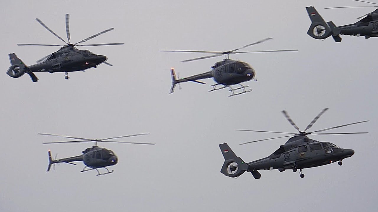 Ramaikan HUT TNI 2024. Helikopter Anti Kapal Selam AS565 PANTHER