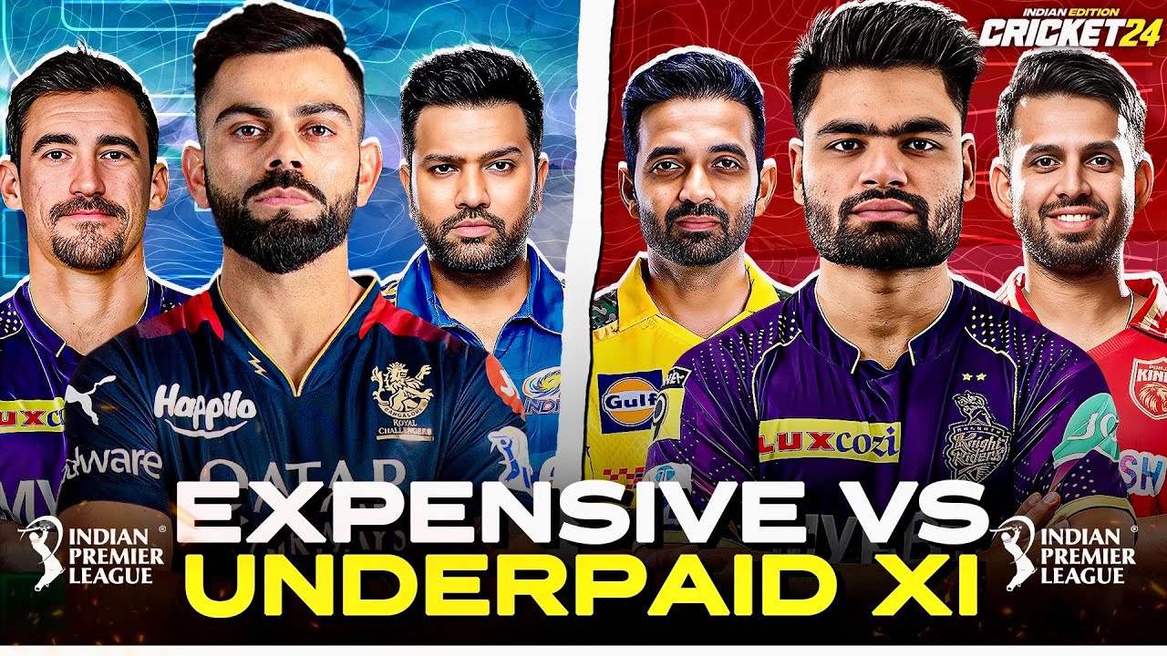 VIRAT & PANT SHINES - IPL 2024 🏆 Expensive 🆚 Underpaid XI - Cricket 24