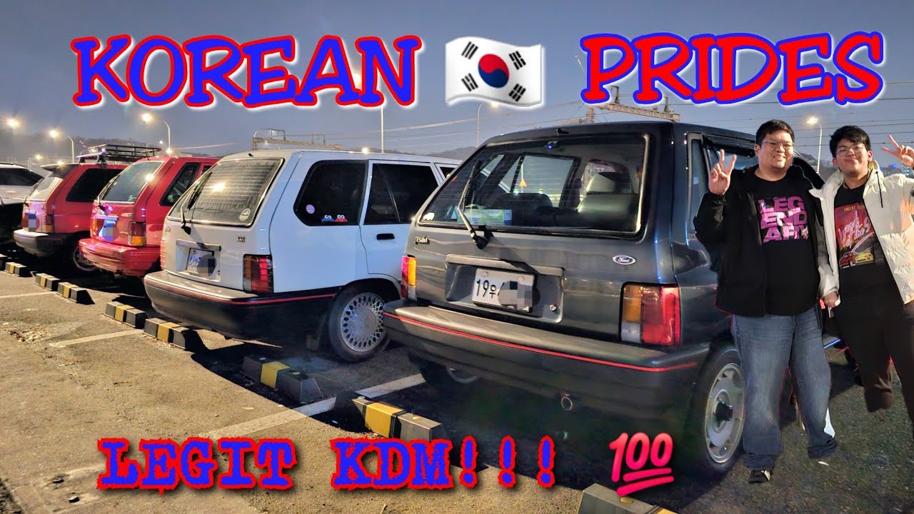 Authentic Kia Prides in Korea!!!
