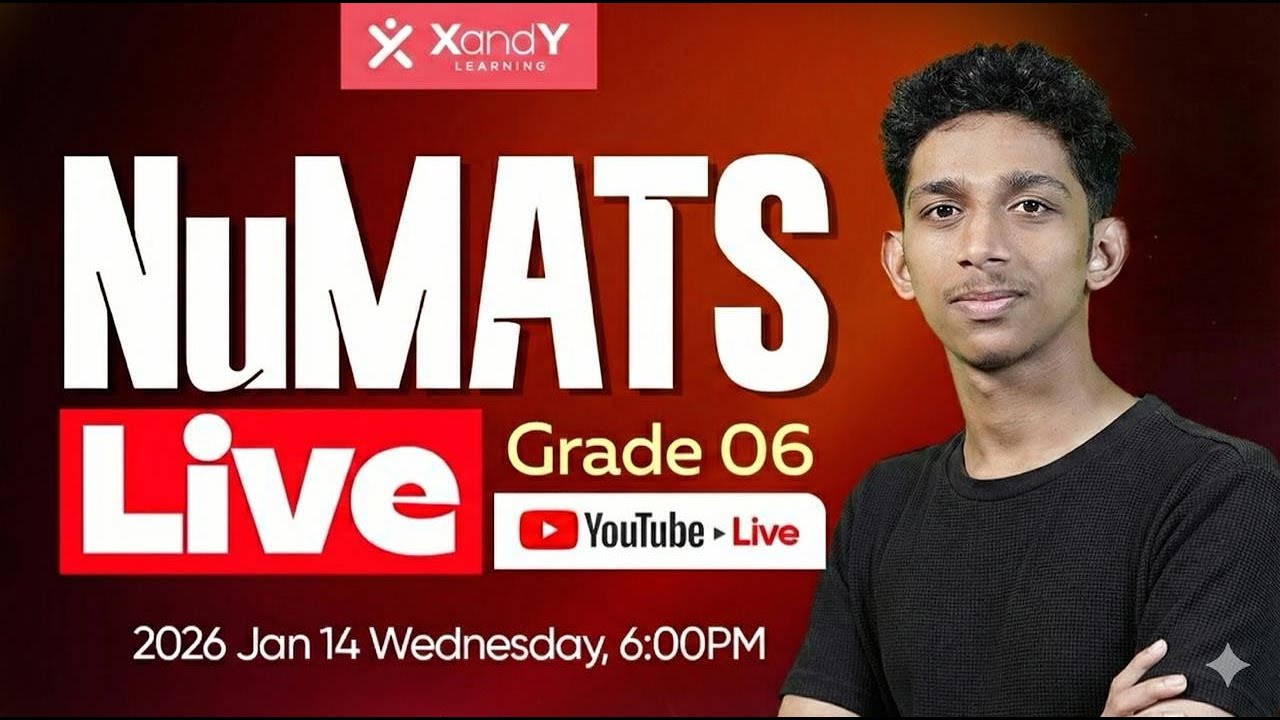 NuMATS 2026: Grade 6 Maths Full Marks 🎯 | Previous Year Questions | NuMATS | XandY Class 06