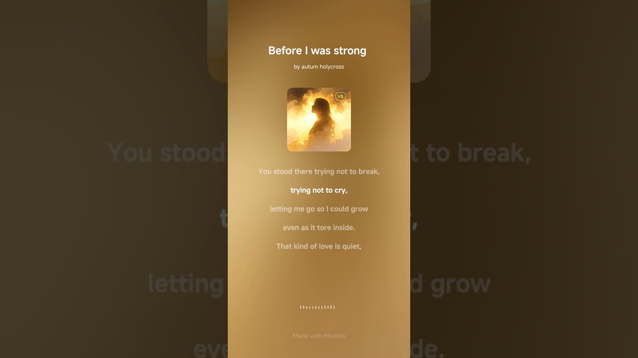 Before I Was Strong 
