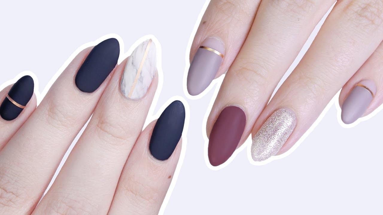 3 Minimal FALL Nail Art Ideas
