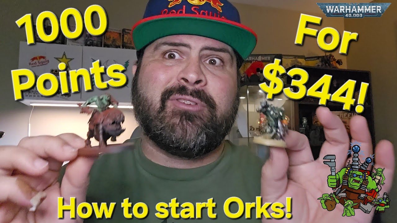 1000 pts or Warhammer 40K Orks for $344 in 2025! Combat Patrol, Kill Team, and easy kitbashes