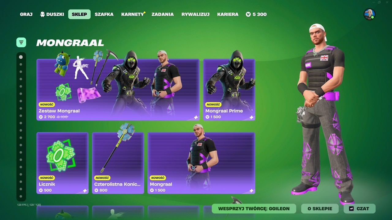 SKLEP FORTNITE 28.06.2026 *NOWE SKINY MONGRAALA, NOWA EMOTKA PASSINHO DO JAMAL, FERRARI, CHUN-LI*