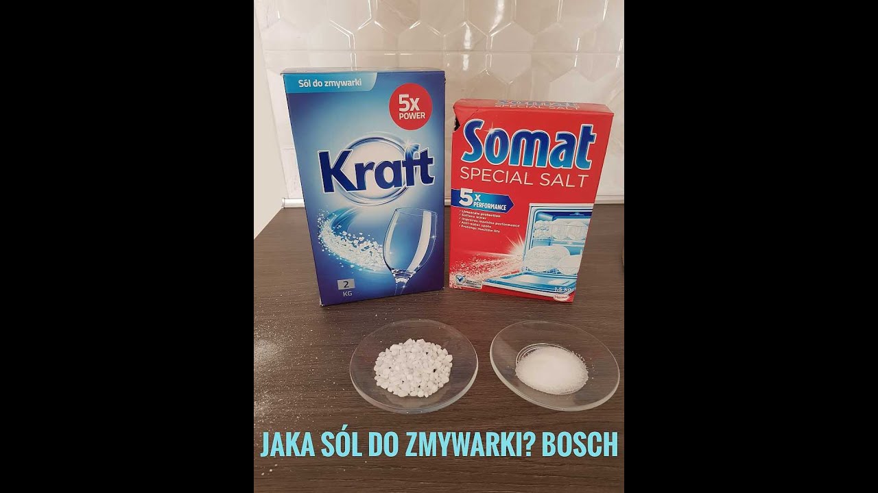 Jaka sól do zmywarki - Bosch
