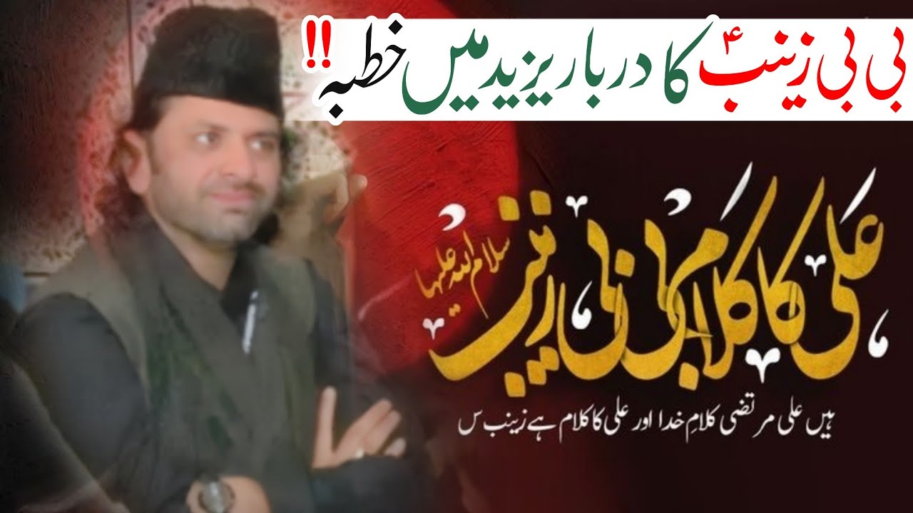 Bibi Zainab (as) Ka Darbar e Yazeed Mein Kutba | Allama Nasir Abbas Multan | Darbar e Sham |