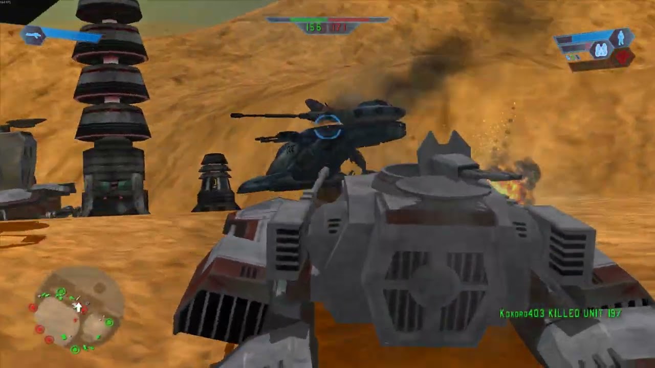 Star Wars Battlefront (2004) - Honoghr: Crash gameplay TCW Battles Republic (New Horizons Pack 4)