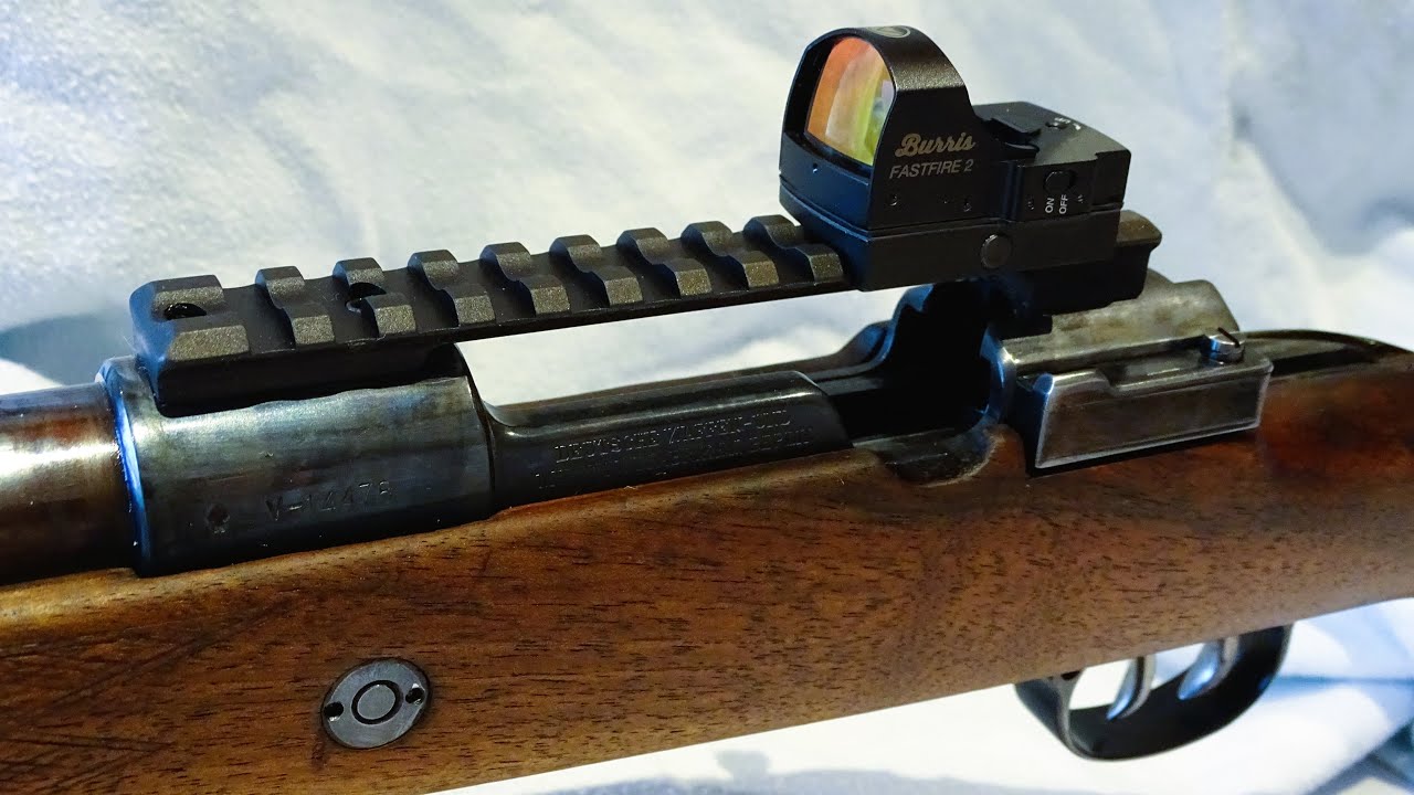 Mauser K98 Picatinnyschiene montieren und Visier einstellen