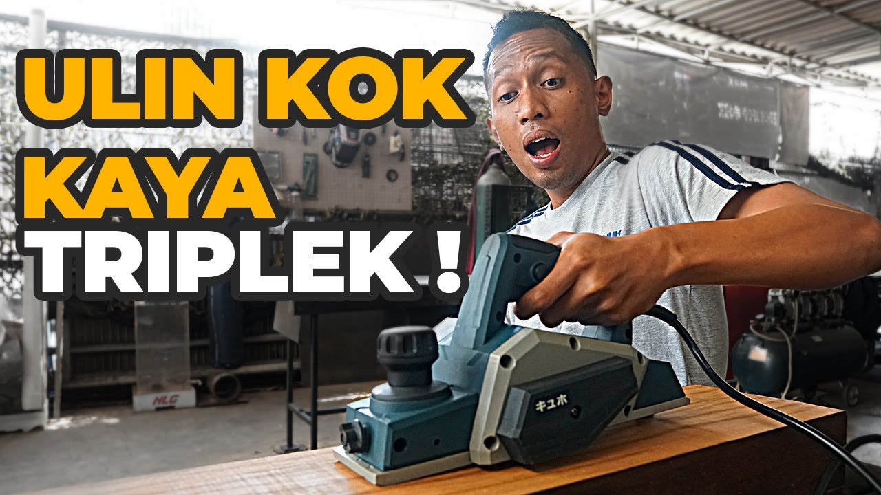 Kayu Ulin Serasa Triplek Ketika Bertemu Mesin Serut/Planer Kyuho K282