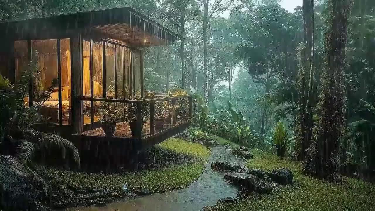Extreme Rain and Thunder Audio That Pushes Your Brain Into Sleep Mode
