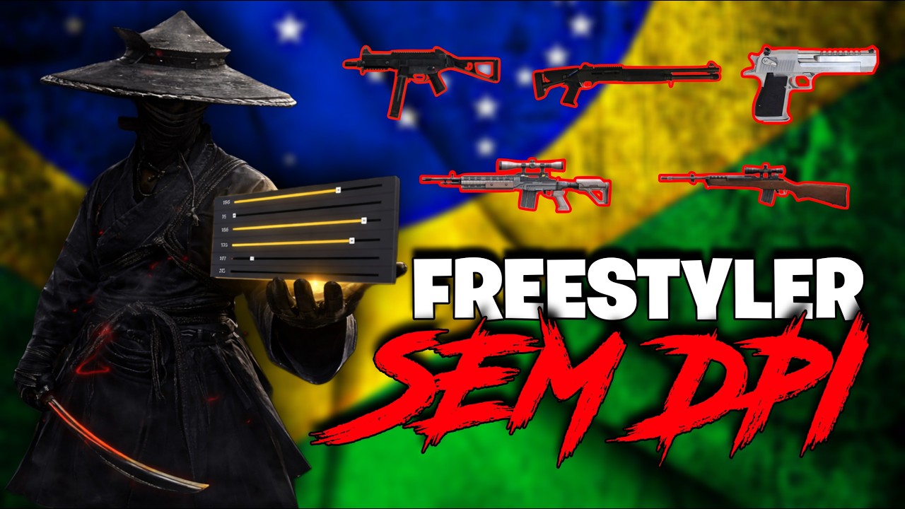 FREESTYLE  SENSIBILIDADE PARA TODOS CELULARES! COMO SUBIR CAPA FÁCIL NO FREE FIRE EM (2026)