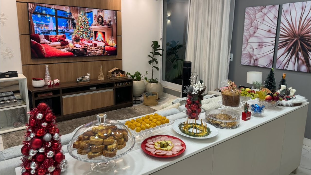 CEIA DE NATAL COMPLETA - INSPIRAÇÃO DE CARDÁPIO + MESA POSTA #palomasoares