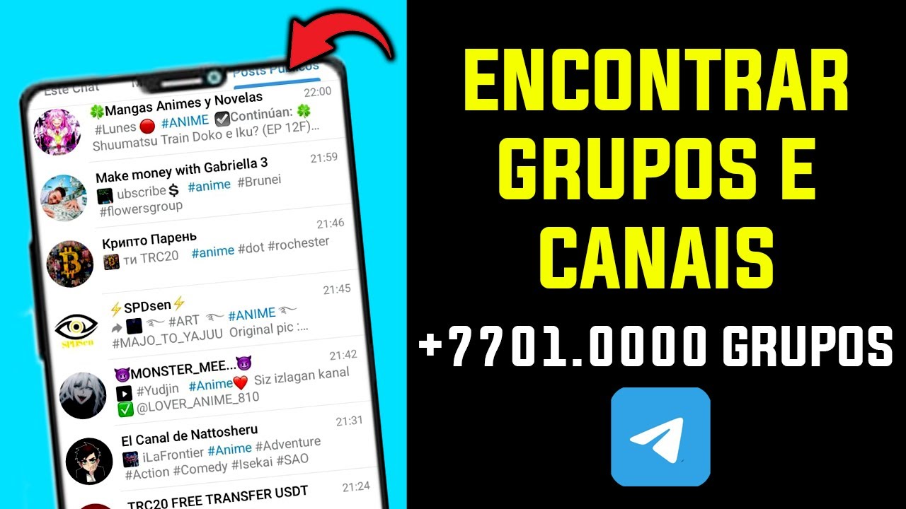 Como ACHAR GRUPOS e CANAIS no TELEGRAM | Melhor do Que a Busca Global