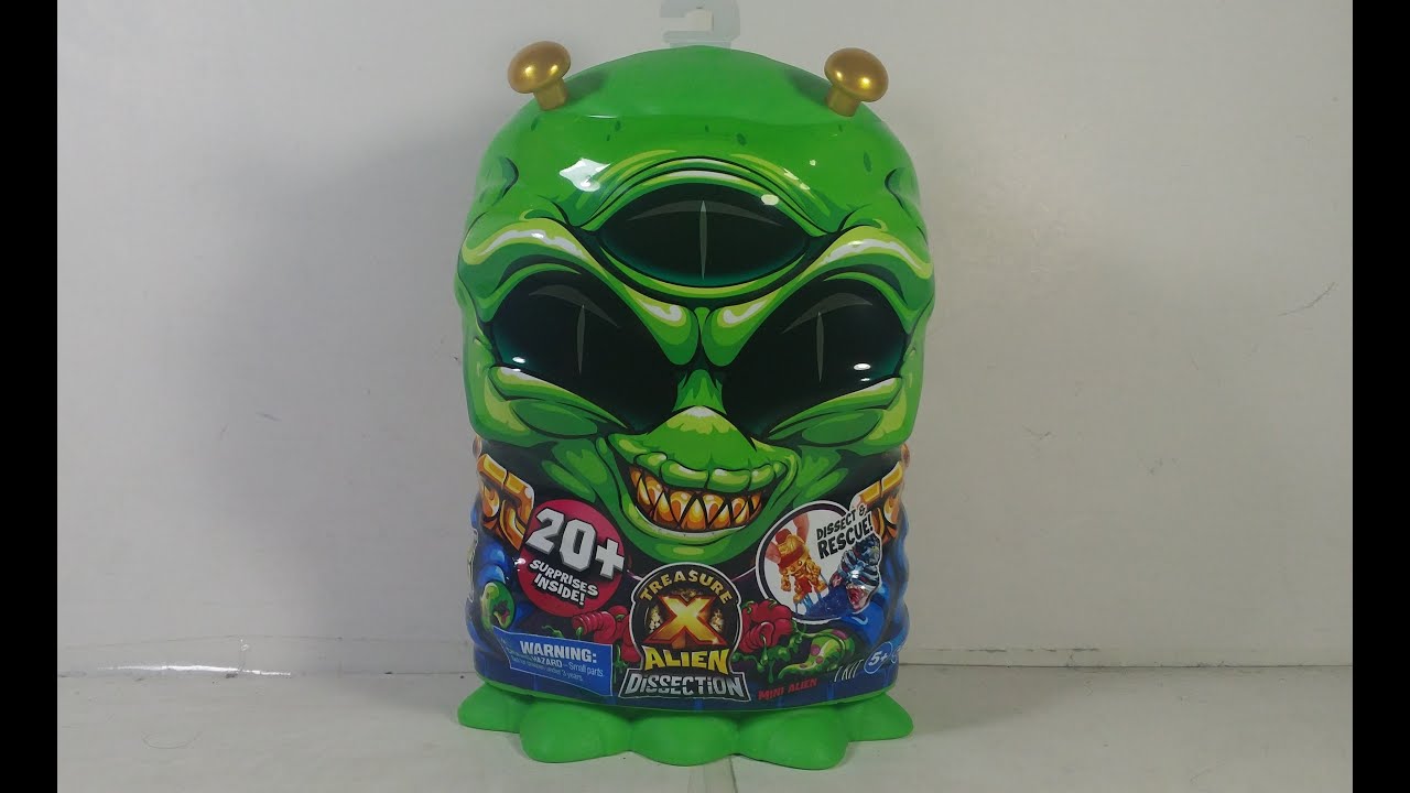 Treasure X Alien Dissection Mini Alien Gold Pack review!