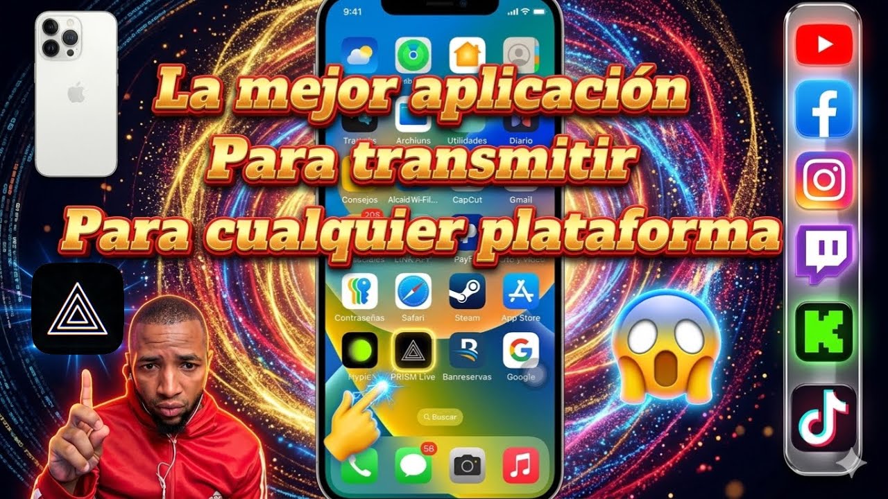 como transmitir videojuegos a youtube desde iphone en 2025 con prism live studio