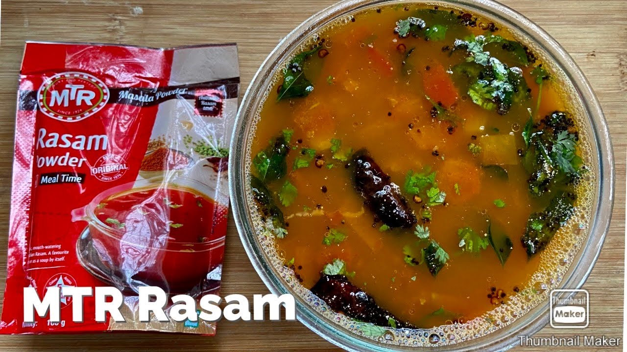 MTR Rasam Recipe | MTR Rasam Powder| How to make Rasam with MTR Rasam Powder | MTR Tomato Rasam