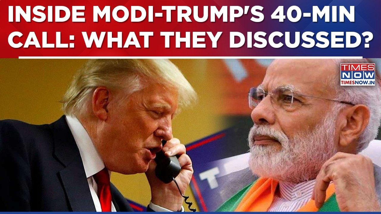 Inside Modi-Trump 40-Min Call: MEA Spills Explosive Details On What India PM & US Prez Discussed