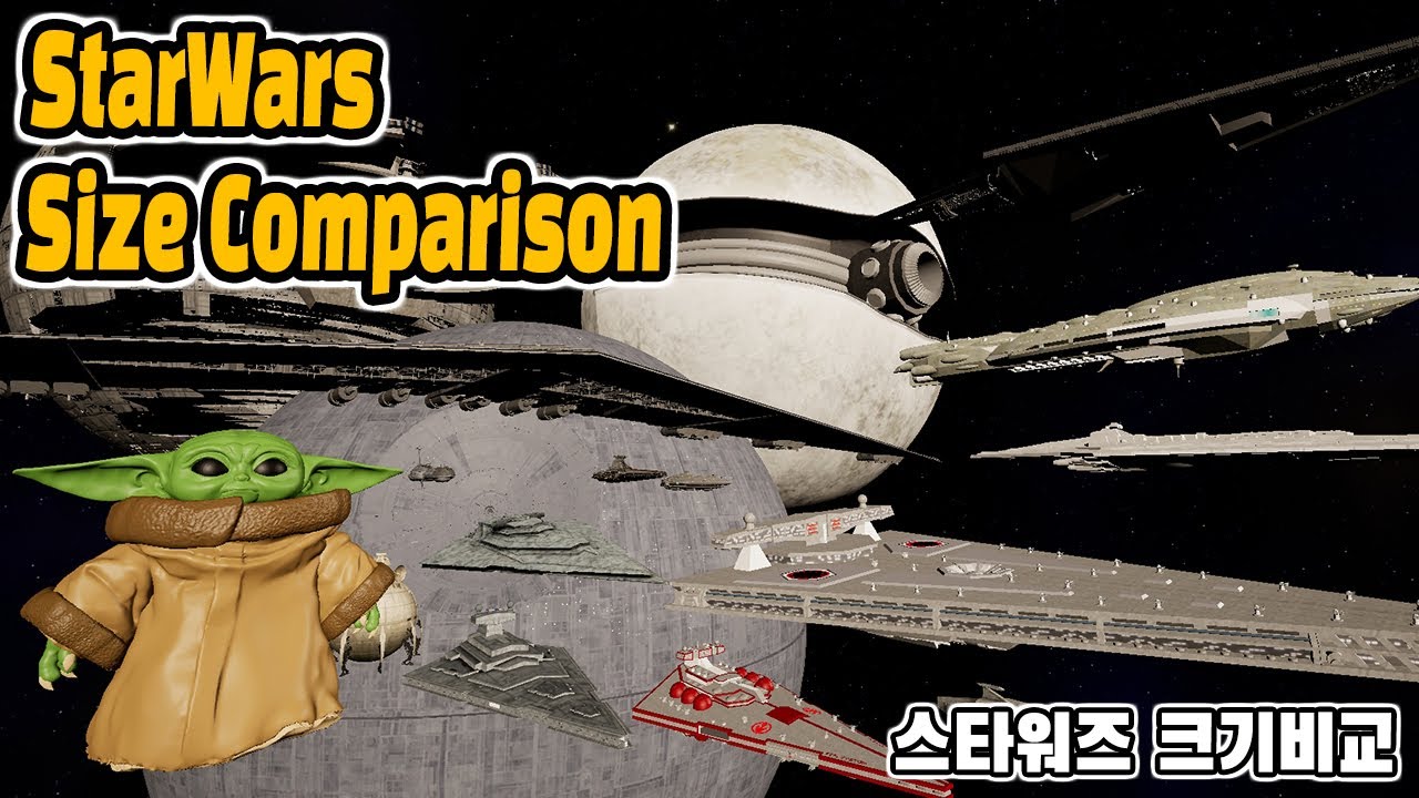 Star Wars Size Comparison 3d (스타워즈 크기비교 애니메이션)