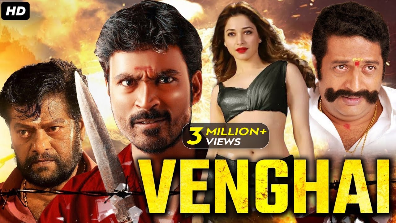DHANUSH's Venghai - Full Movie Dubbed In Hindustani | Prakash Raj, Tamannaah, Rajkiran, Hari