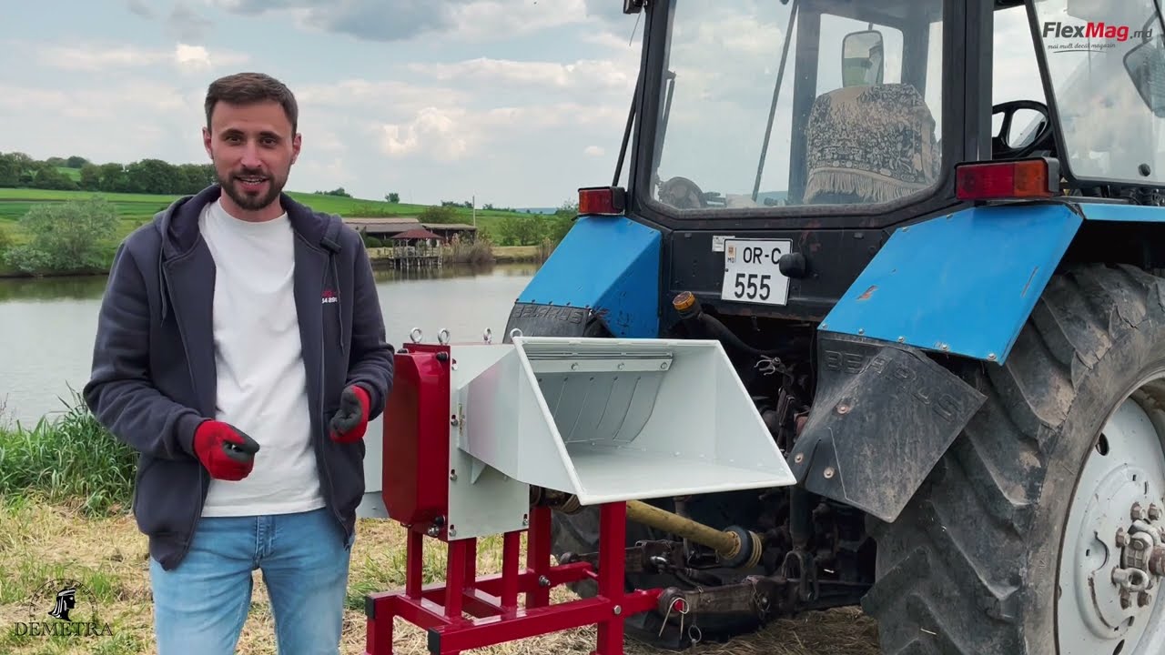 Tocator de crengi la tractor Demetra DM-80PTO, Измельчители веток Demetra - FlexMag Moldova