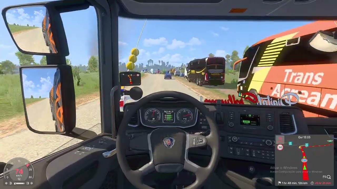 SCANIA P320 MOD PAGO CARGA INVISIVEL NO MAPA BR BRASIL