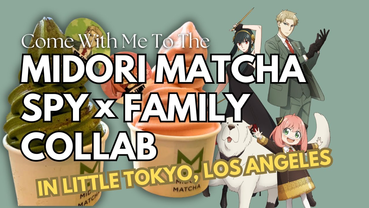 Midori Matcha x SpyxFamily Collab