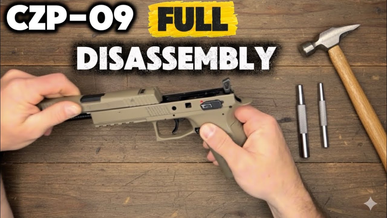 How to - Fully Disassemble An Airsoft CZ-P09 