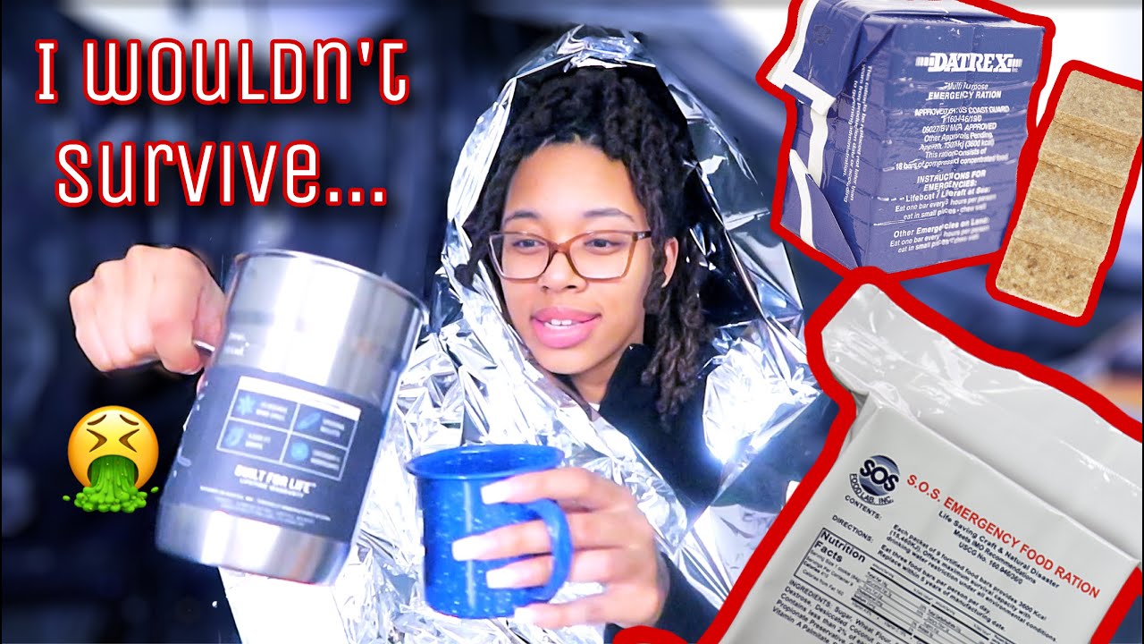 I Only Ate APOCALYPSE Survival Food for 24 HOURS! | TayPancakes