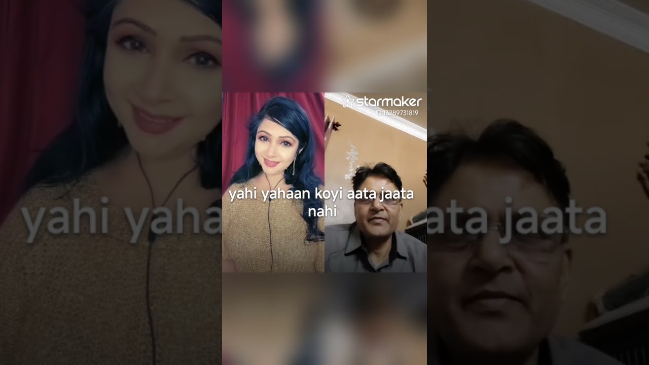 Achha To Hum Chalte Hain Fir kab miloge...with @Dr Sangita uppal ji on star maker. 