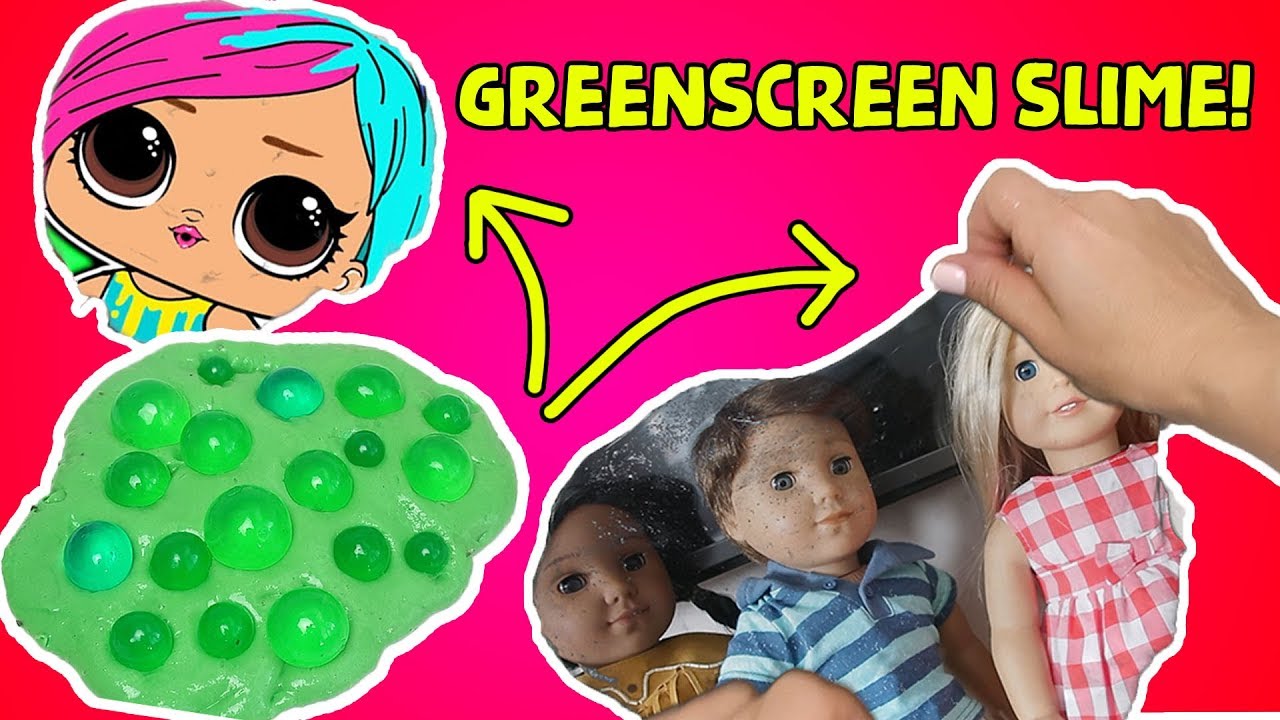 GREENSCREEN SLIME LOL BEBEKLER VE OYUNCAK BEBEKLERLE BİRLİKTE CHALLENGE BLACK SCREEN Bidünya Oyuncak