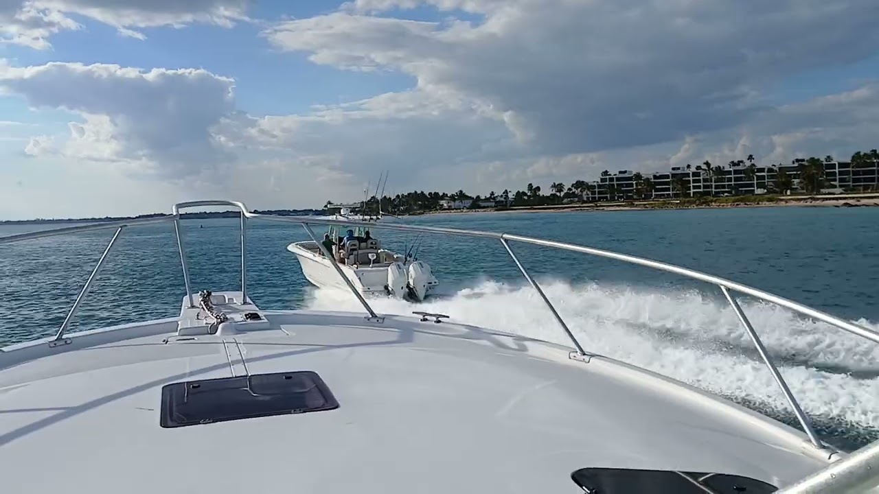 Reckless  Boston Whaler center console  at sailfish point, boaters gone wild 
