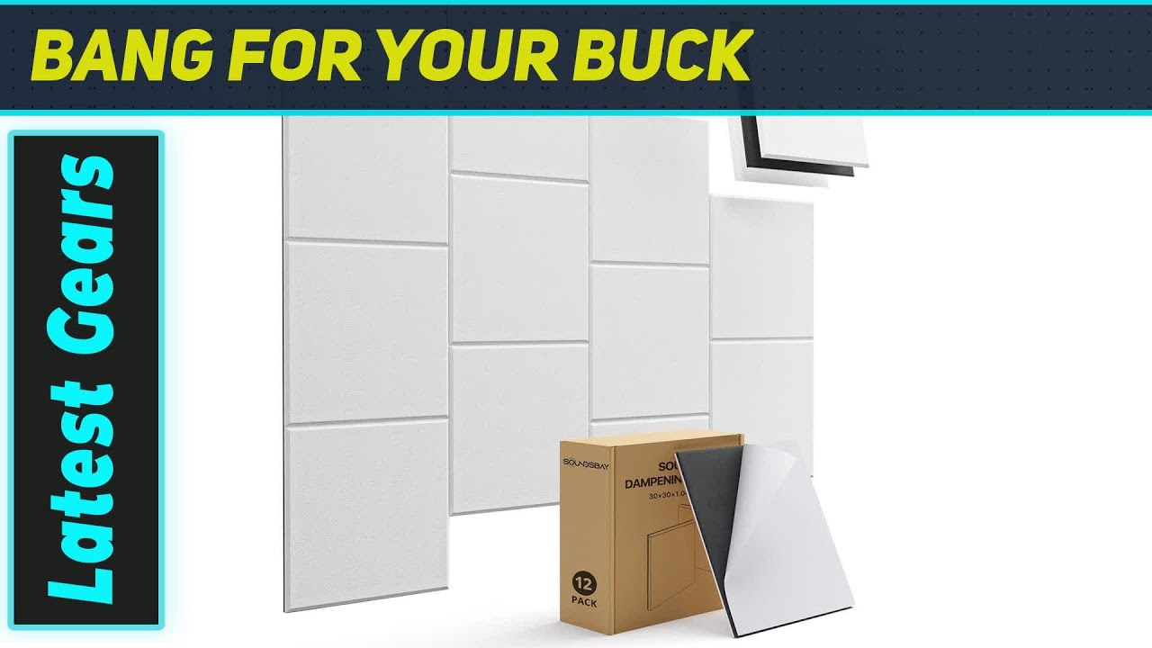 Stop Noise! Best Self-Adhesive Soundproof Wall Panels with MLV & Acoustic Fiber