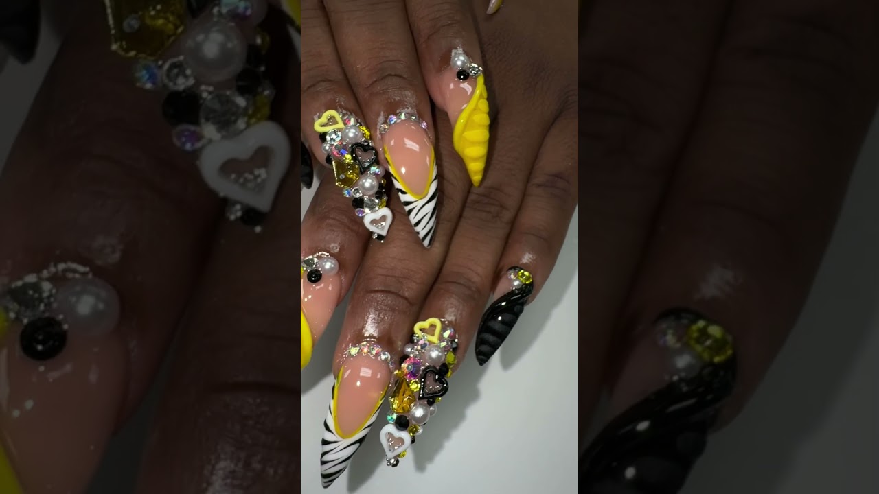 Accepting Clients (Exotic Nails in Pinellas Park   #nail#yellownails #localnails #nailtech #