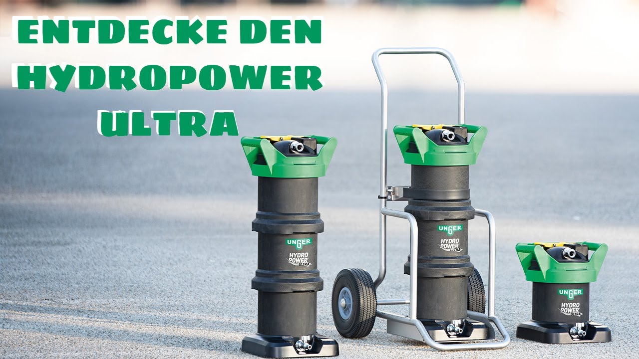 Glasreinigung, Fensterreinigung und Fassadenreinigung mit UNGER HydroPower Ultra
