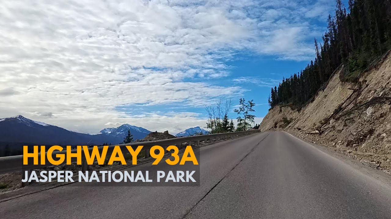 Highway 93A to Athabasca Falls | A Quiet Ride Through Jasper National Park