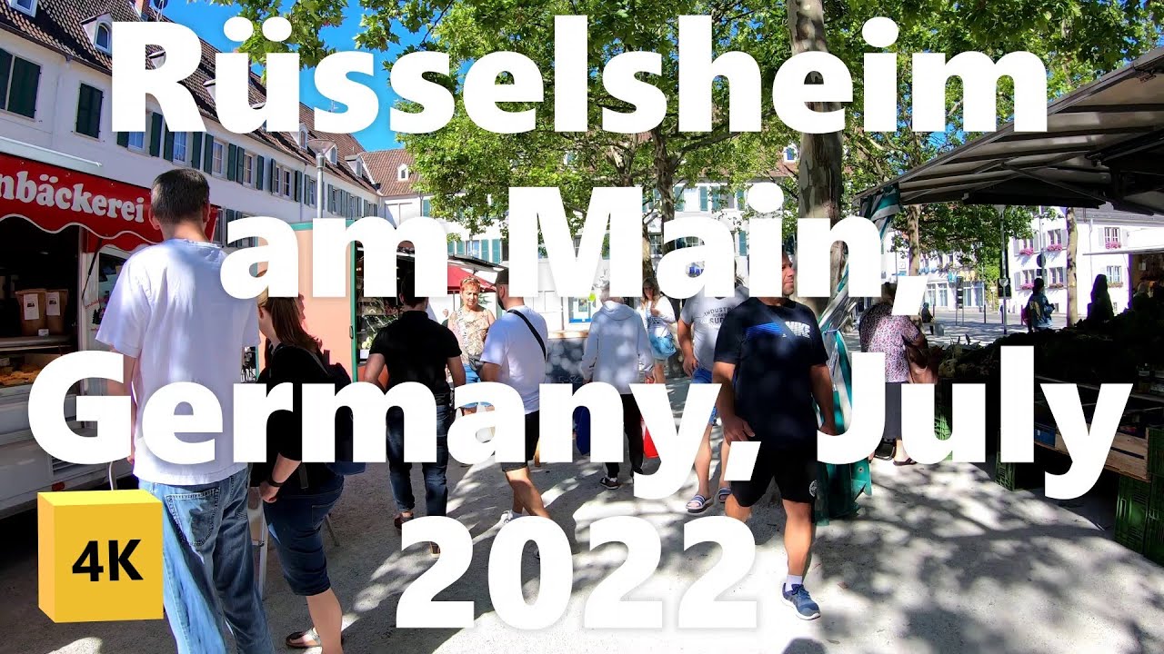 Walking in Rüsselsheim, July 2022