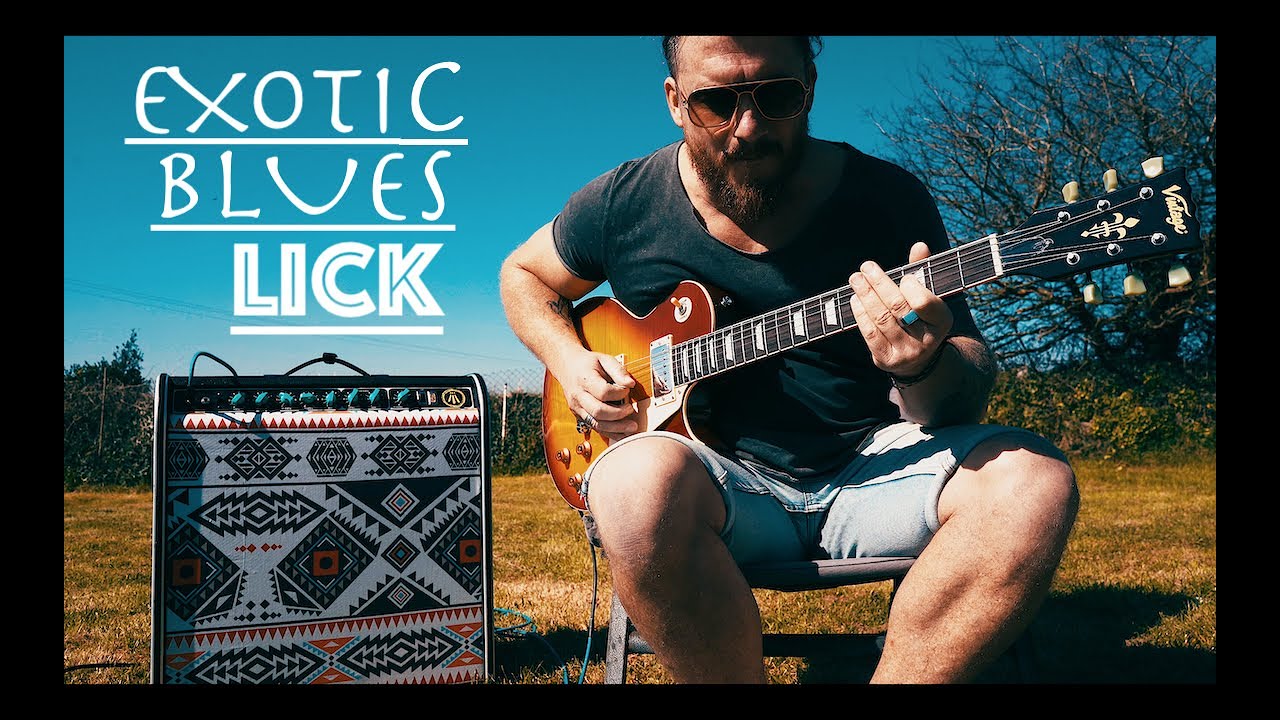 Exotic Blues Lick - Mixing Modes to spice up your blues Phrasing.