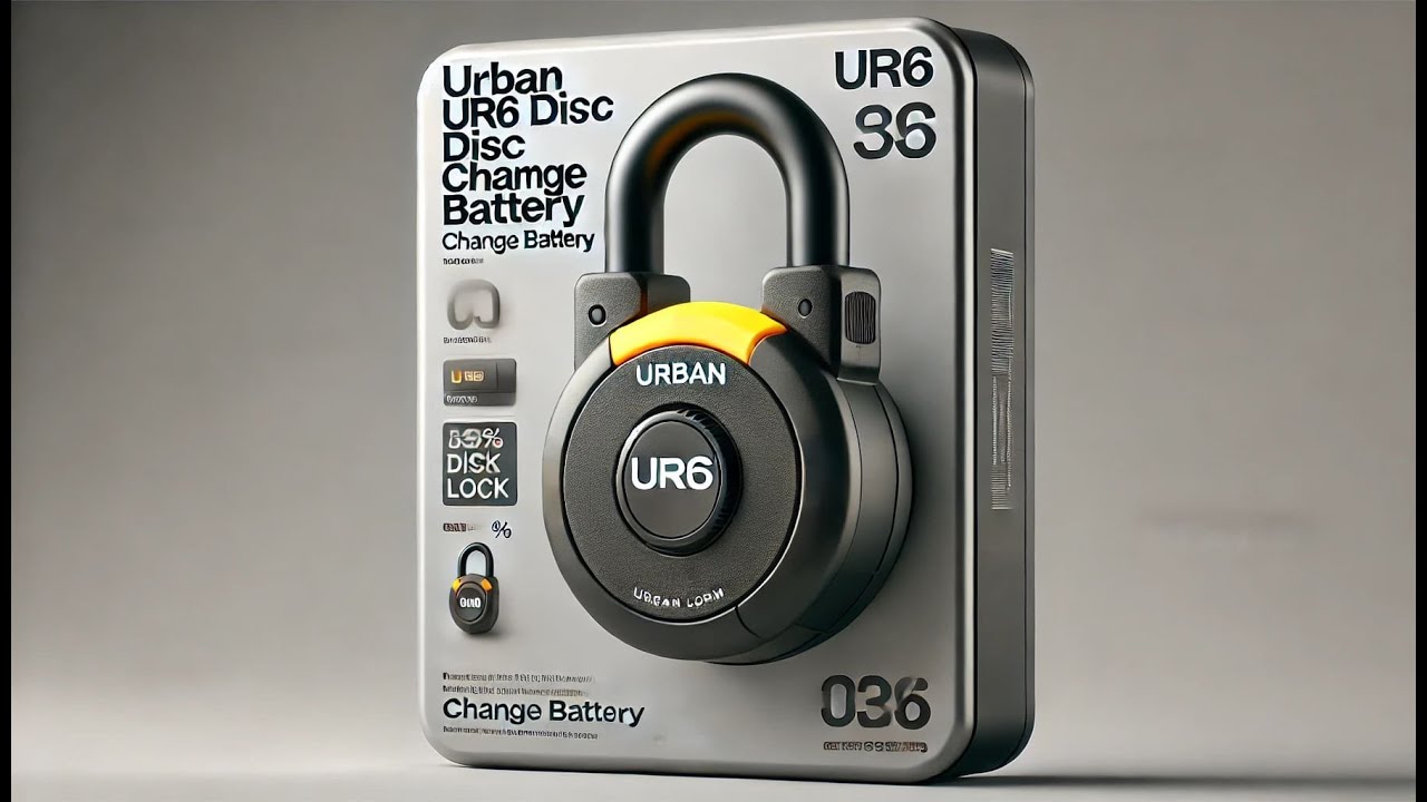 Candado antirrobo de Moto con Alarma Urban UR6. ¿Cómo cambiar la pila?