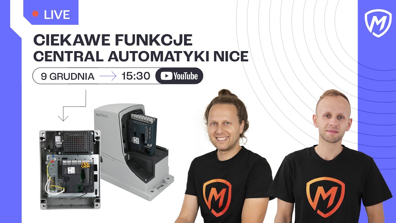 Ciekawe funkcje central automatyki NICE - Montersi Live